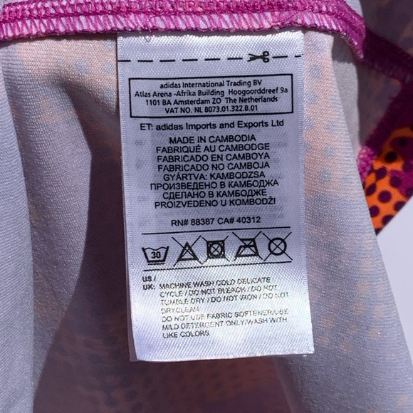 Adidas Climate Floral Tank Top 13 - 14 Y - Picture 7 of 8